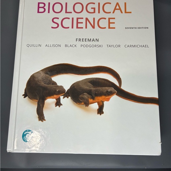 Pearson Biological Science Book with Orange and Black Salamanders - Picture 1 of 4